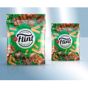 Crostini di frumento e segale "Flint" al gusto si carne barbecue (70g)