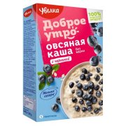 Preparato per porridge d'avena "Minutka" ai mirtilli (5x40g)