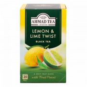 Tè nero Ahmad Tea al gusto di limone e lime (40 g)
