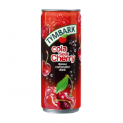 Bevanda "Tymbark" gassata cola e amarena (330ml)