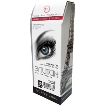 Tinta in crema per sopracciglia e ciglia "Elitan" tono 10 - nero 50 ml