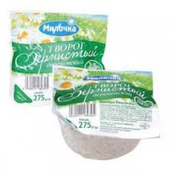 Ricotta "Milochka" sgranata 2,5% (275g) Ricotta "Milochka" sgranata 2,5% (275g)