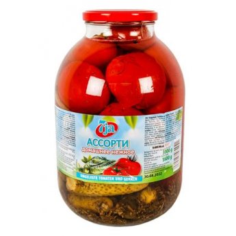 Pomodori e cetrioli sottaceto "7ja" (3L)