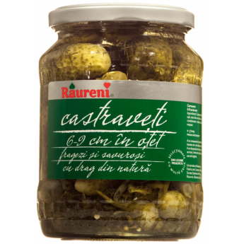 Cetrioli sottaceto "Raureni" 6-9cm (680g) Cetrioli sottaceto "Raureni" 6-9cm (680g)