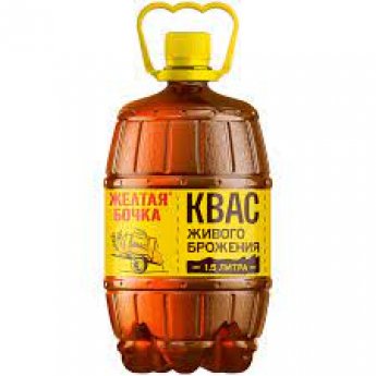 Bevanda gassata kvas "Barile giallo"  filtrato (1,5 l)