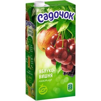 Nettare "Sadochok" Mela-Ciliegia (950ml) Nettare "Sadochok" Mela-Ciliegia (950ml)