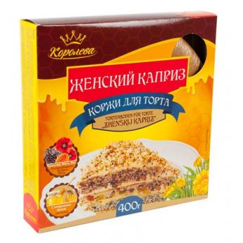 Strati per torta al miele "Medovik" "Capriccio femminile" (400g)